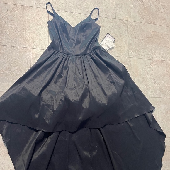 New Black Mother Bride B. Darlin Dress,New w tags Receipt,High low Mom of groom - Picture 5 of 6